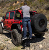 Image of AMP Research BedStep Retractable Bumper Step For 2018 Jeep Wrangler JL