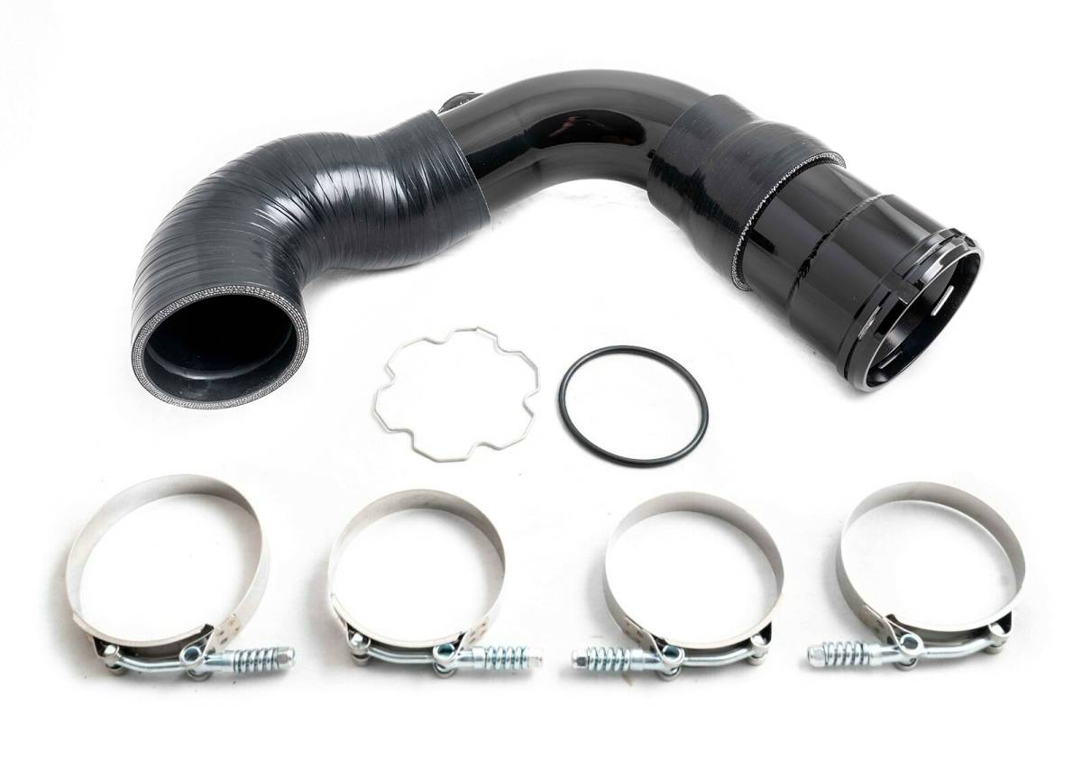 Image of Rudy's Black Cold Side Intercooler Pipe Upgrade Kit For 11-16 6.7L Powerstroke