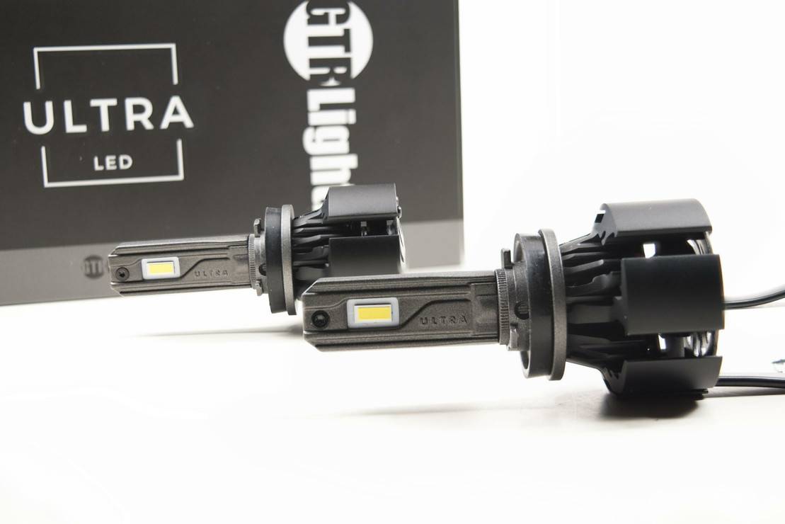 Image of GTR Lighting H8 Ultra Series 2.0 6000K LED Bulbs 3,900 LM
