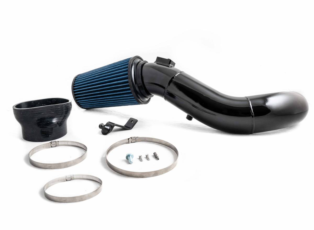 Image of Rudy's Black Cold Air Intake Kit With Oiled Filter For 17-19 6.7L Powerstroke