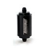 Image of Turbosmart Black Billet Aluminum Inline 10 Micron Fuel Filter With -6AN Fitment