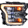 Image of Morimoto XB LED Plug & Play Headlight Assemblies (Amber DRL) w/ Fog Lights For 17-19 F-150 Raptor / 15-17 F-150