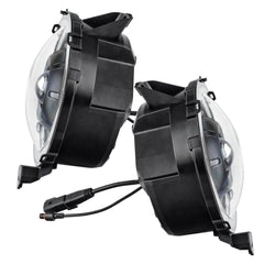 Image of Oracle Lighting Oculus Bi-LED Stain Silver Projector Headlights For 18-20 Jeep Wrangler