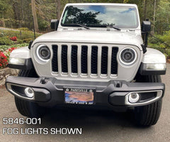 Image of Oracle Lighting LED White Halo Fog Lights For 07-20 Jeep Wrangler & Gladiator