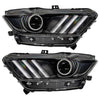 Image of Oracle Lighting ColorSHIFT Black Edition Headlights For 15-17 Ford Mustang