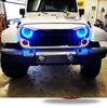 Image of Oracle Lighting High Powered LED 7" Round Sealed Headlights - ColorSHIFT 2.0
