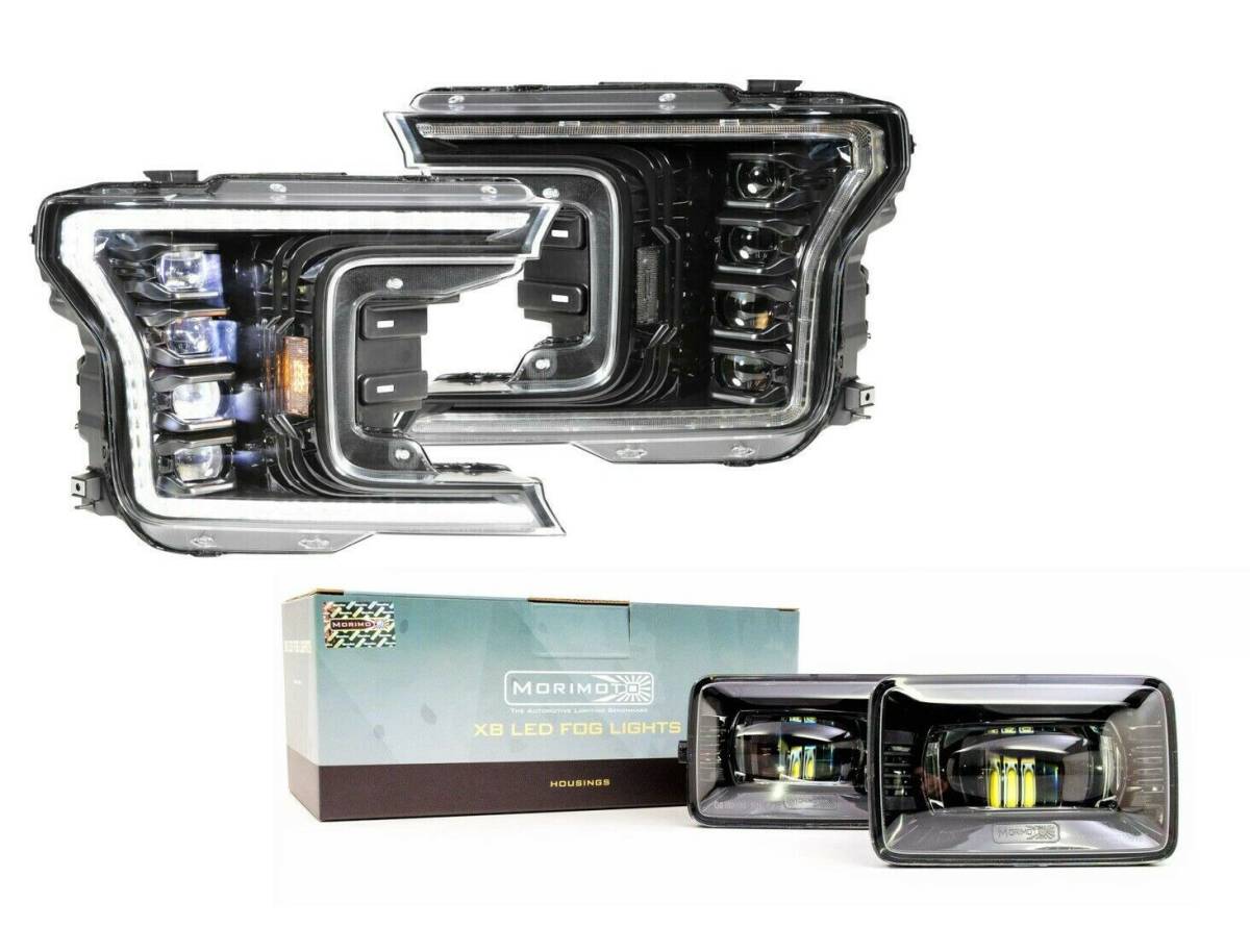 Image of Morimoto XB LED Plug & Play Headlight Assemblies w/ Fog Lights For 18+ F-150