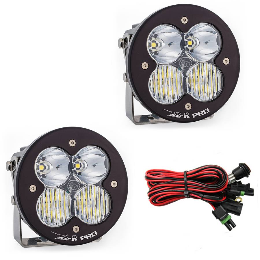 Image of Baja Designs XL-R Pro Clear LED Driving/Combo Light Pods 4,900 Lumens - Pair