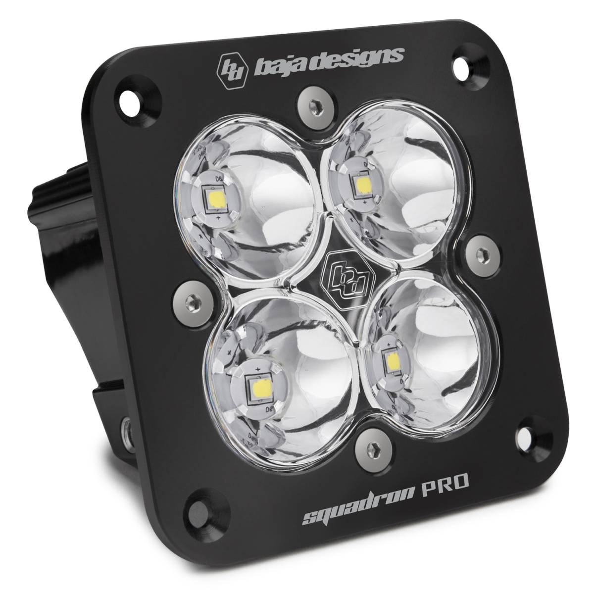 Image of Baja Designs Squadron Pro Flush Mount Clear LED Spot Light Pod - 4,900 Lumens