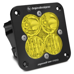 Image of Baja Designs Squadron Pro Flush Mount Amber LED Driving/Combo Light Pod - 4,900 Lumens