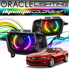 Image of Oracle Dynamic ColorSHIFT LED Headlight Halo Kit For 10-13 Chevy Camaro