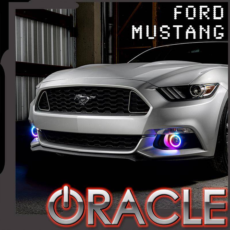 Image of Oracle Dynamic ColorSHIFT RGB+A Halo Fog Light Kit For 15-17 Ford Mustang