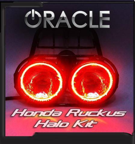 Image of Oracle Lighting Headlight Red SMD Halo Kit For 01-06 Honda Ruckus