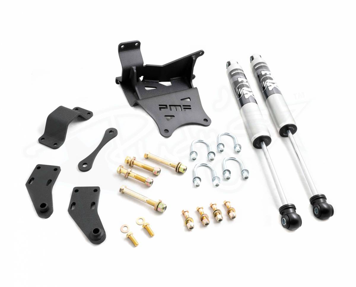 Image of PMF Heavy Duty Dual Steering Stabilizer Kit For 05-20 6.0/6.4/6.7 Powerstroke