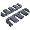 Image of PPE Performance Billet Aluminum Valve Cover Kit - No Pillars (Black) For 04.5-10 6.6 Duramax