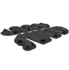 Image of PPE Performance Billet Aluminum Valve Cover Kit - No Pillars (Black) For 04.5-10 6.6 Duramax