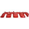 Image of PPE Performance Billet Aluminum Valve Cover Kit - With Pillars (Red) For 04.5-10 6.6 Duramax