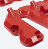Image of PPE Performance Billet Aluminum Valve Cover Kit - With Pillars (Red) For 04.5-10 6.6 Duramax