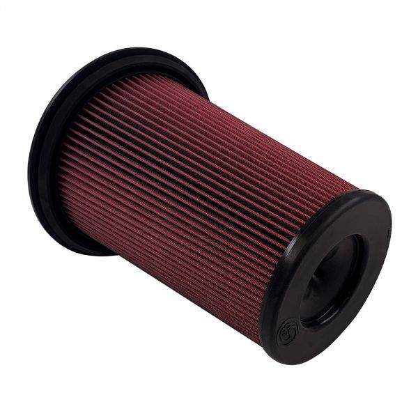 Image of S&B Air Filter For Intake Kit 75-5128 Oiled Cotton Cleanable Red KF-1072