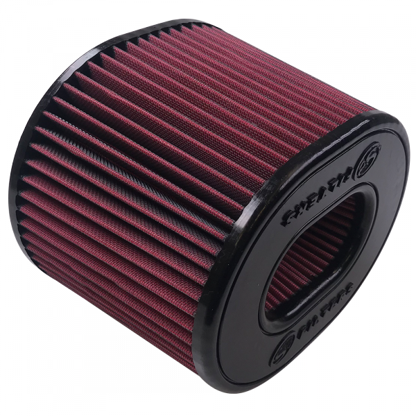Image of S&B Air Filter For Intake Kits 75-5021 Oiled Cotton Cleanable Red KF-1068