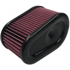 Image of S&B Air Filter For Intake Kits 75-5086,75-5088,75-5089 Oiled Cotton Cleanable Red KF-1064