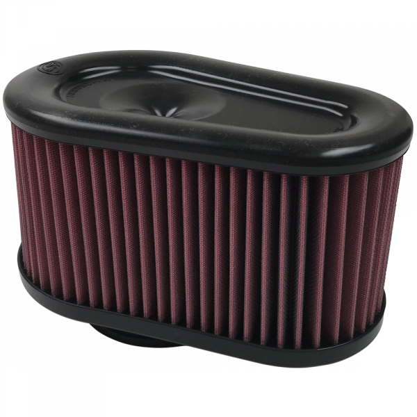 Image of S&B Air Filter For Intake Kits 75-5086,75-5088,75-5089 Oiled Cotton Cleanable Red KF-1064