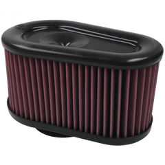 Image of S&B Air Filter For Intake Kits 75-5086,75-5088,75-5089 Oiled Cotton Cleanable Red KF-1064