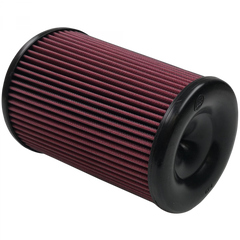 Image of S&B Air Filter For Intake Kits 75-5085,75-5082,75-5103 Oiled Cotton Cleanable Red KF-1063