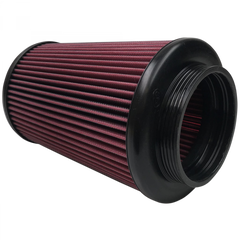 Image of S&B Air Filter For Intake Kits 75-5085,75-5082,75-5103 Oiled Cotton Cleanable Red KF-1063