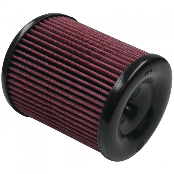 Image of S&B Air Filter For Intake Kits 75-5060, 75-5084 Oiled Cotton Cleanable Red KF-1057