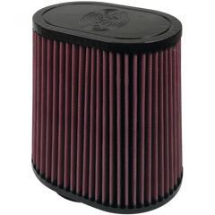 Image of S&B Air Filter For Intake Kits 75-5028 Oiled Cotton Cleanable Red KF-1042