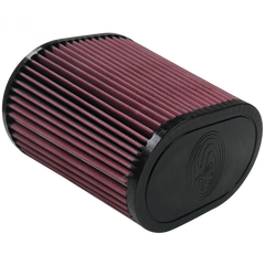 Image of S&B Air Filter For Intake Kits 75-5028 Oiled Cotton Cleanable Red KF-1042