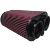 Image of S&B Air Filter For Intake Kits 75-2503 Oiled Cotton Cleanable Red KF-1014