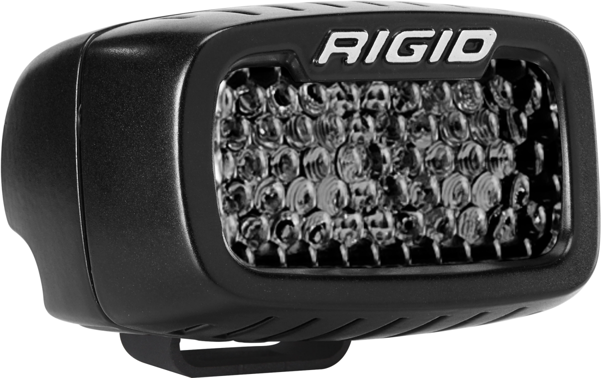 Image of Rigid Industries Spot Diffused Midnight Surface Mount Pair SR-M Pro 902513BLK