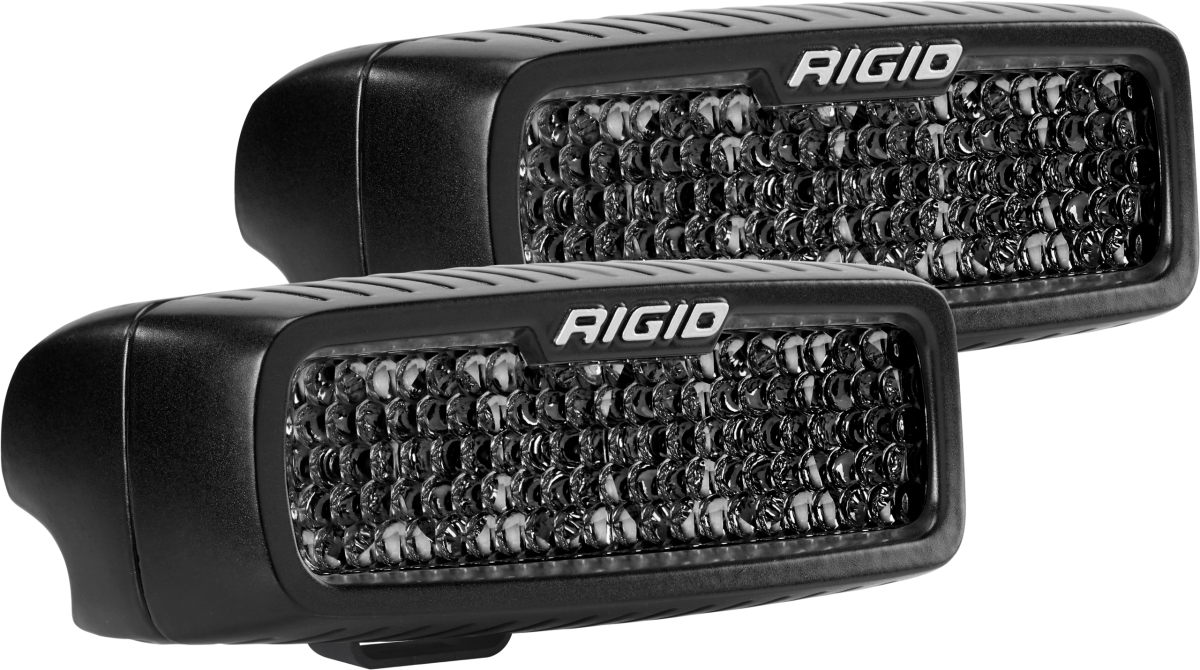 Image of Rigid Industries Spot Diffused Midnight Surface Mount Pair SR-Q Pro 905513BLK