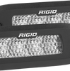 Image of Rigid Industries Driving Diffused Black Flush Mount Pair SR-Q Pro 925513