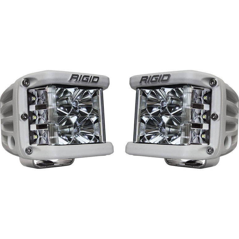 Image of Rigid Industries Flood Surface Mount White Housing Pair D-SS Pro 862113