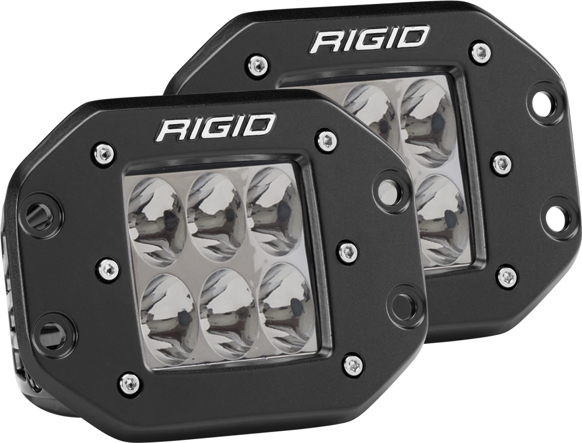 Image of Rigid Industries Driving Flush Mount Pair D-Series Pro 512313