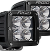Image of Rigid Industries Flood Surface Mount Black Pair D-Series Pro 202113