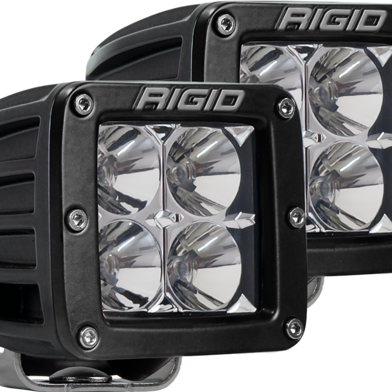 Image of Rigid Industries Flood Surface Mount Black Pair D-Series Pro 202113