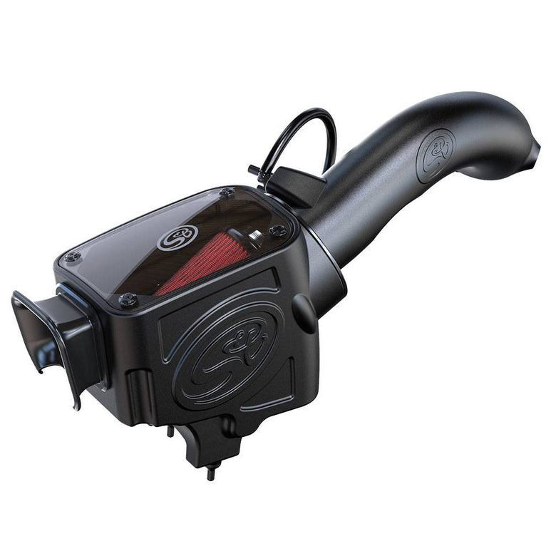 Image of S&B Cold Air Intake For 18-20 Jeep Wranlger JL 2.0L Turbo Oiled Cotton Cleanable Red 75-5129