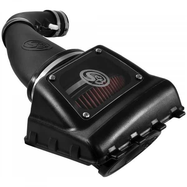 Image of S&B Cold Air Intake For 11-16 Ford F250, F350 V8-6.2L Oiled Cotton Cleanable Red 75-5108