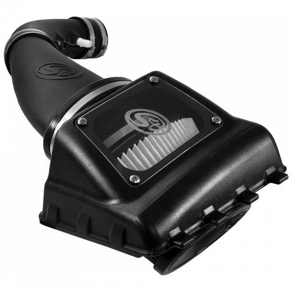 Image of S&B Cold Air Intake For 11-16 Ford F250, F350 V8-6.2L Dry Dry Extendable White 75-5108D