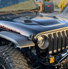 Image of S&B Jeep Air Hood Scoops for 18-20 Wrangler JL Rubicon 2.0L, 3.6L, 2020 Jeep Gladiator 3.6L Scoops Only Kit AS-1015