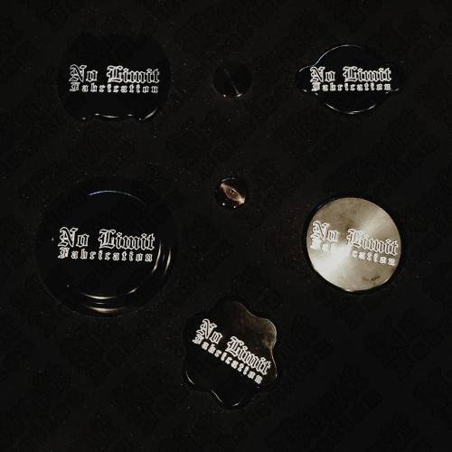 Image of No Limit Fabrication Complete Cap Set For 2017+ Ford Powerstroke Black 67CSB17.