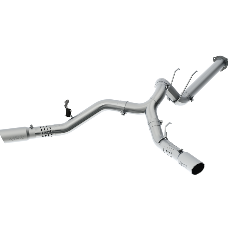 Image of MBRP 4 Inch Filter Back Cool Duals T409 Stainless Steel For 17-20 Ford F-250/350/450 6.7L S6291409