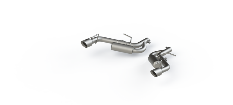Image of MBRP Exhaust Pipe 2.5 Inch Axle Back Non NPP Aluminized Steel For 16-20 Camaro 2.0T V6 3.6L S7038AL