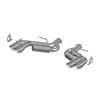Image of MBRP 3 Inch Dual Axle Back Quad Tips For 16-20 Camaro SS V8 6.2L 17-20 Camaro ZL1 T409 Stainless Steel S7036409