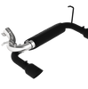 Image of MBRP Axle Back Dual Rear Exit Black For 07-18 Jeep Wrangler/Rubicon JK 3.6L/3.8L V6 S5528BLK