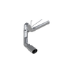 Image of MBRP 4 Inch Filter Back Single Side Exit Aluminized Steel For 07-09 RAM 2500/3500 Cummins 6.7L S6130AL
